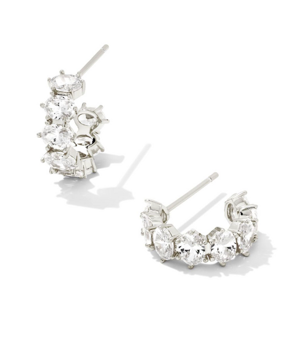 CAILIN CRYSTAL HUGGIE EARRING