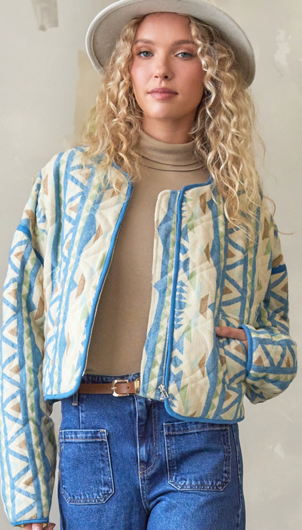 AZTEC QUILT JACKET