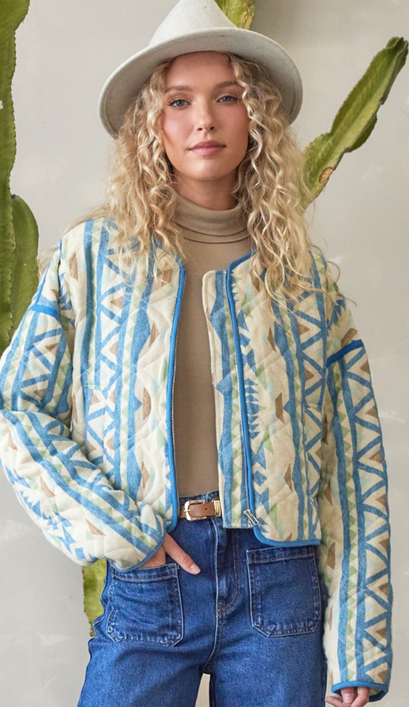 AZTEC QUILT JACKET