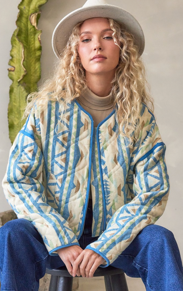 AZTEC QUILT JACKET