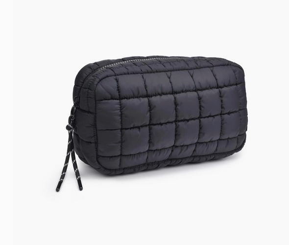 Quilted Puffer Nylon Pouch