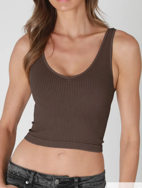 VINTAGE REVERSIBLE CROP TOP