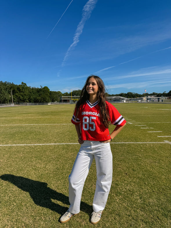 CROPPED FOOTBALL JERSEY