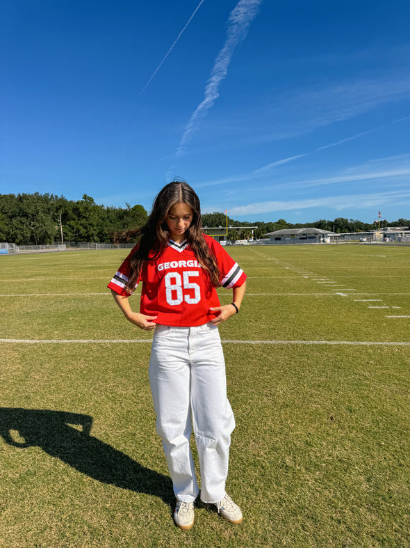 CROPPED FOOTBALL JERSEY