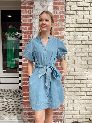 DARLA DENIM DRESS