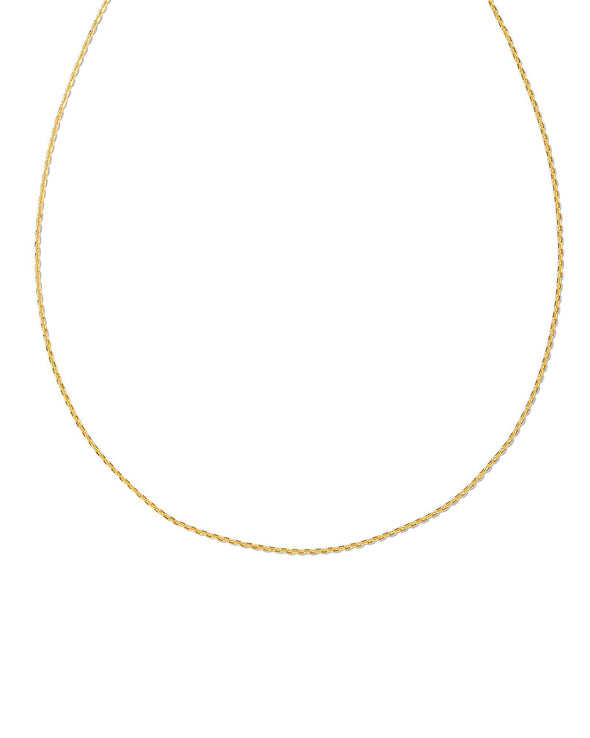 22" THIN CHAIN NECKLACE