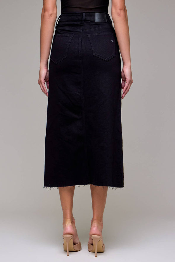 PEYTON HIGH RISE MIDI SKIRT