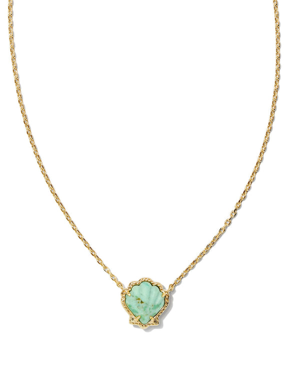 BRYNN SHELL PENDANT NECKLACE