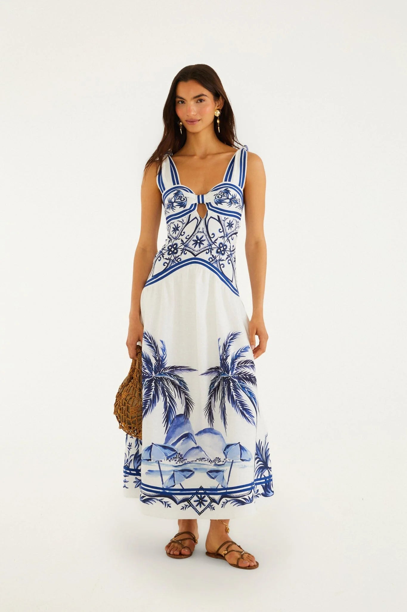 WONDERFUL CITY MIX OFF-WHITE MAXI DRESS – Teak and Ivy