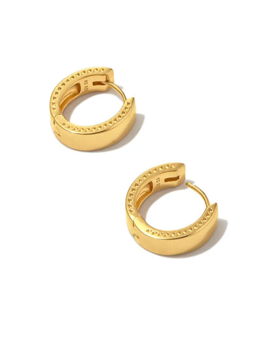 FLAT SMALL HOOP EARRINGS