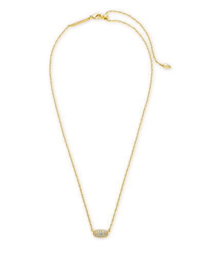 GRAYSON GOLD CRYSTAL NECKLACE