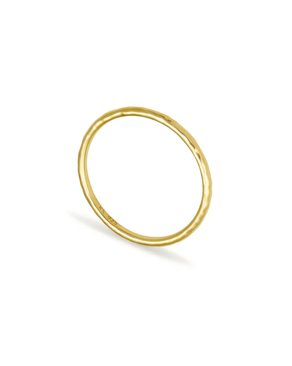 LARISSA BAND RING 18K GOLD VERMEIL