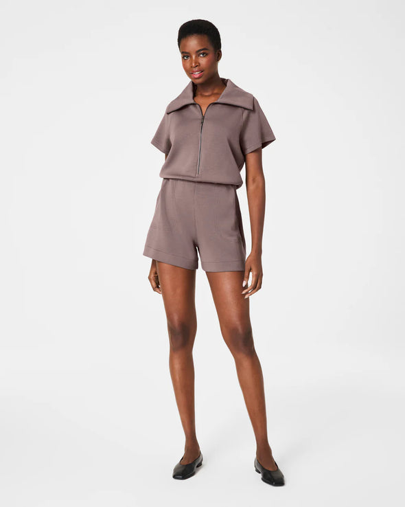AIR ESSENTIALS HALF ZIP ROMPER