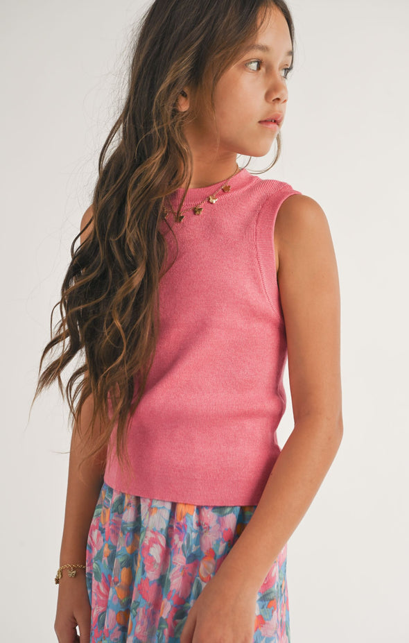 GIRLS ALEXIS KNIT SWEATER