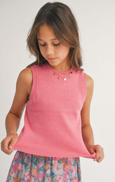 GIRLS ALEXIS KNIT SWEATER