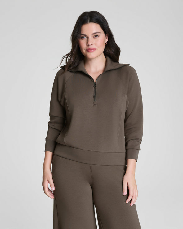 SPANX AIR ESSENTIALS HALF ZIP