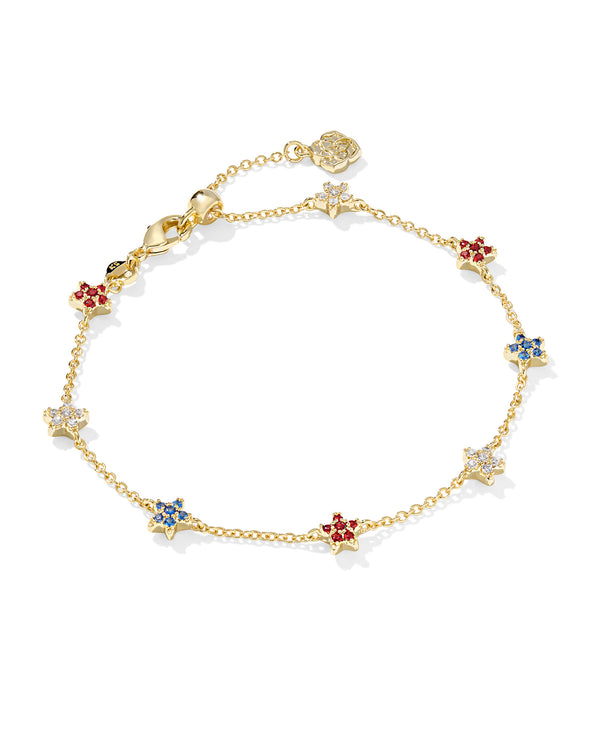 SIERRA STAR CRYSTAL DELICATE CHAIN BRACELET