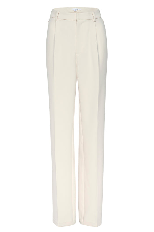 LUXE SUITING COLUMN TROUSER