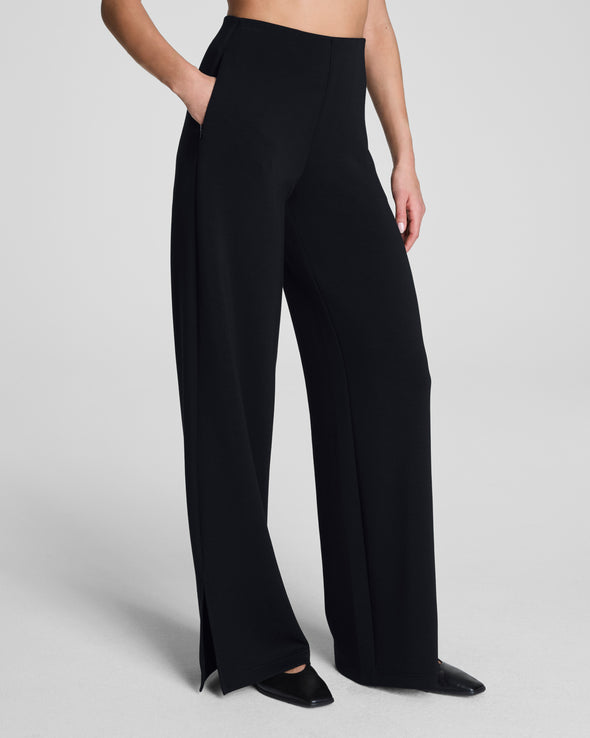 SPANX AIRESSENTIALS SMOOTH FRONT WIDE LEG PANT