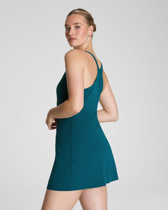 GET MOVING V-NECK DRESS