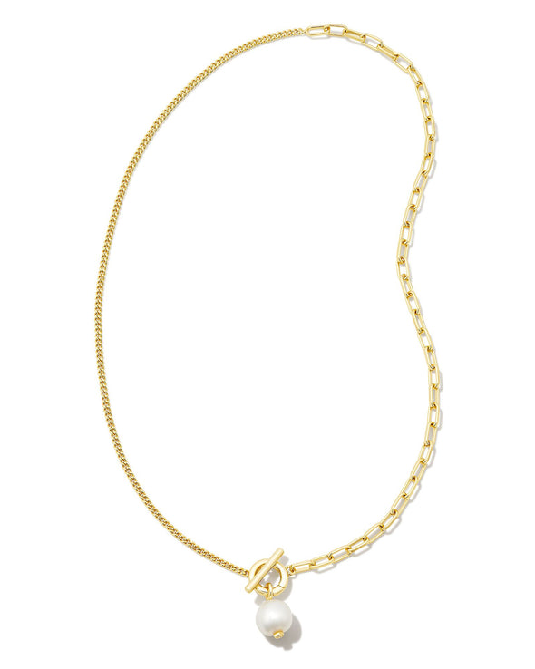 LEIGHTON PEARL CHAIN NECKLACE