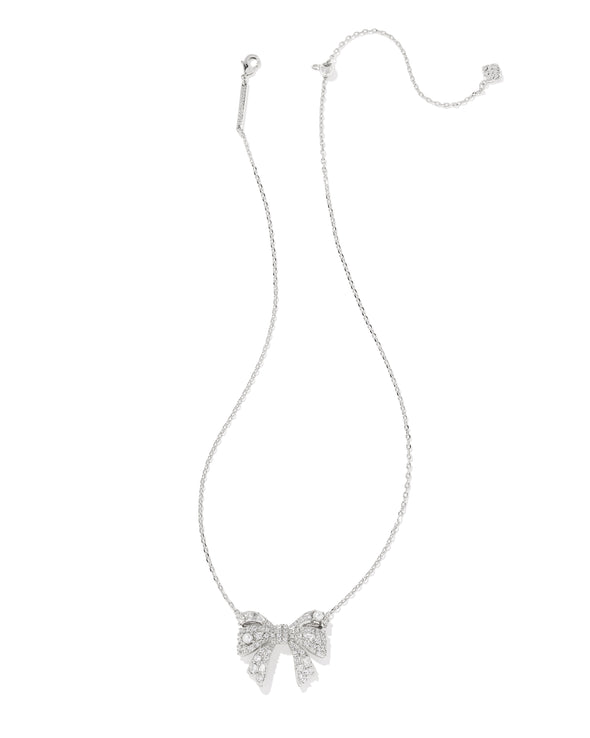 KRISTA BOW SHORT PENDANT NECKLACE