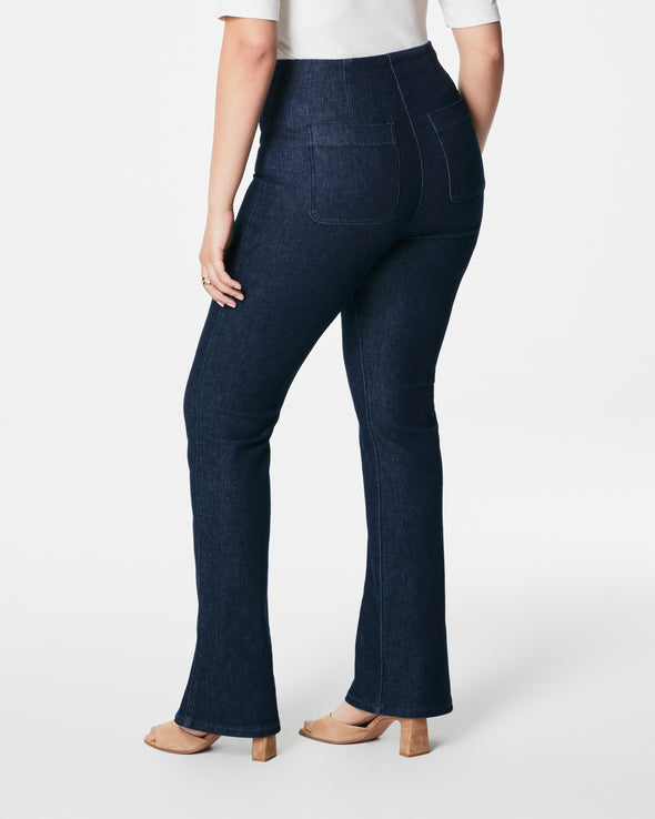 SPANX EVERYWHERE ZERO WAISTBAND MICRO FLARE JEANS